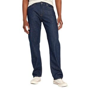 Old Navy Mens Loose Fit Jeans Dark Wash Size 34